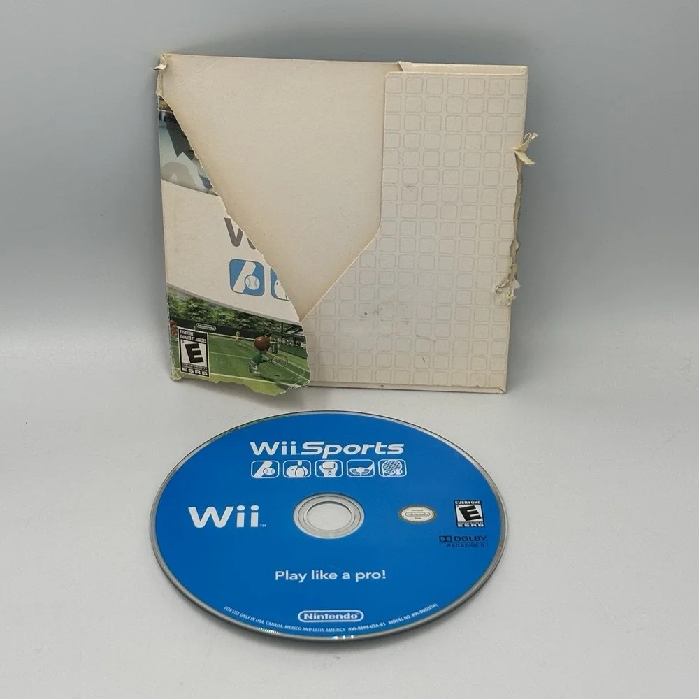 Wii Sports Nintendo Wii 2006 Disc Only NOT WORKING FOR REPAIR CS95SMB-BRK